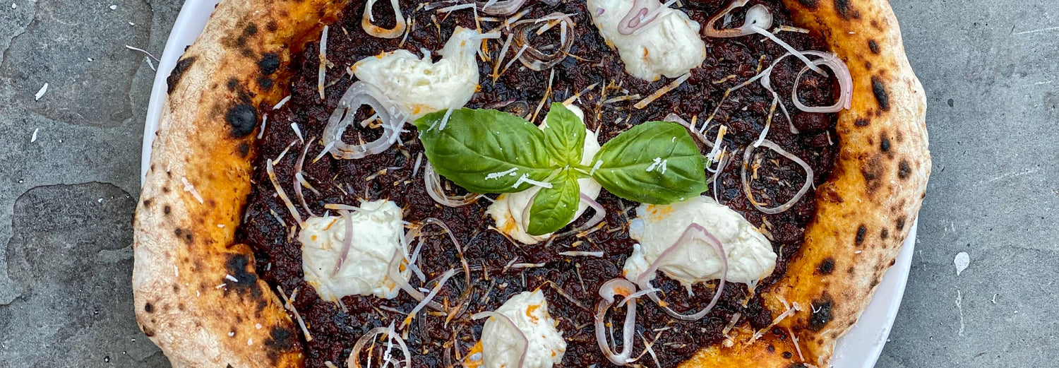 Nduja Bolognese Pizza - Roccbox - Gozney recipe poster image
