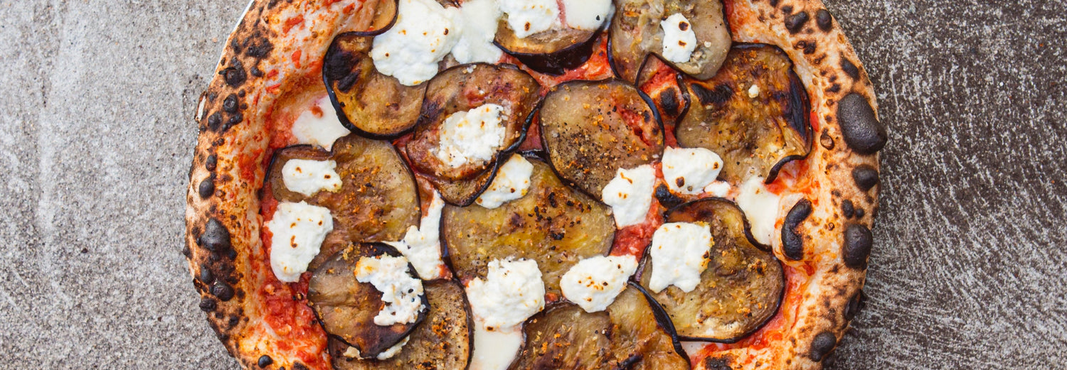 Melanzane Pizza - Roccbox recipe poster image