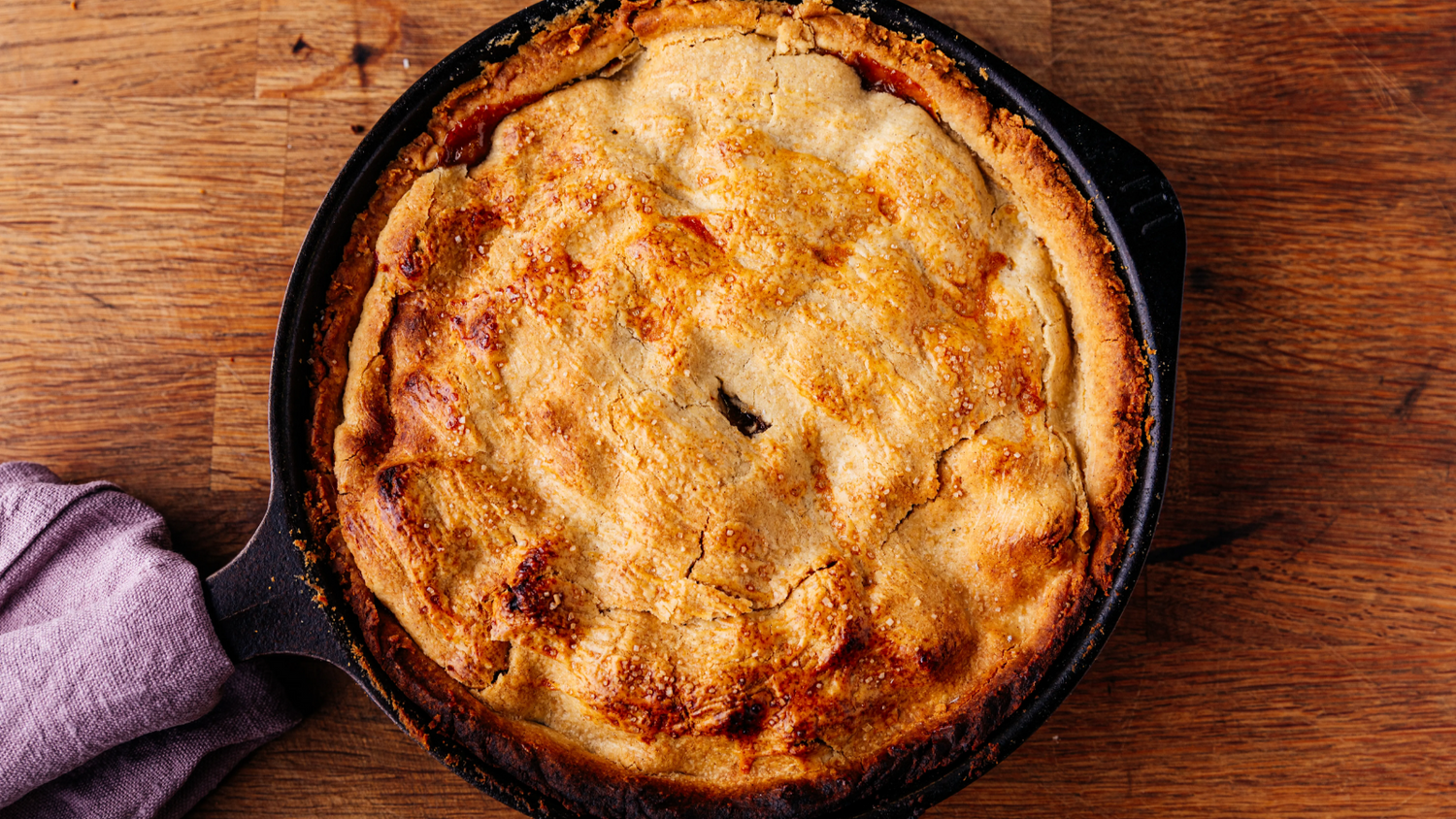 Skillet Pan Apple Pie