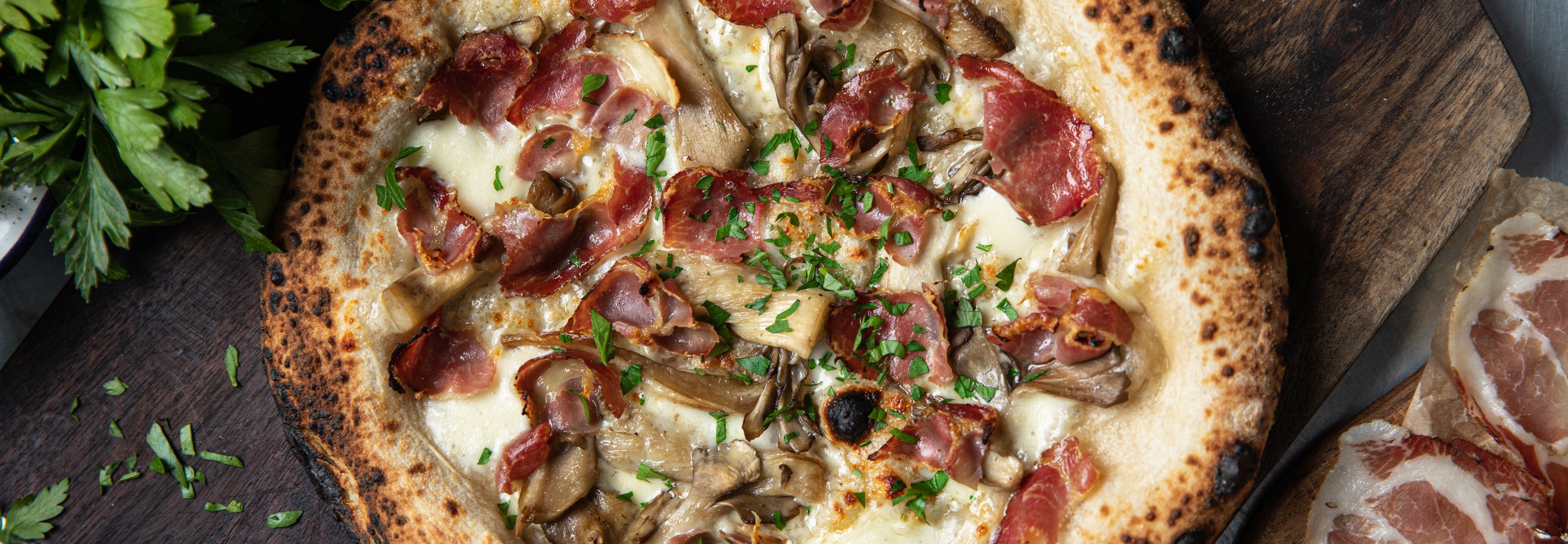 Coppa Ham & Wild Mushroom Neapolitan Pizza Recipe | Gozney – Gozney NZ