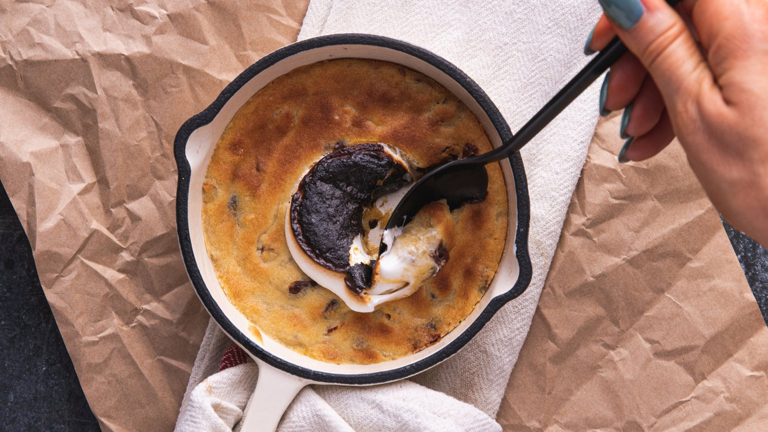 Skillet Chocolate Chip Cookie