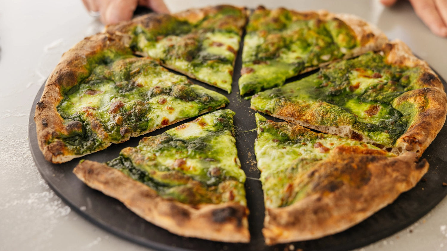 New York Style Green Pizza